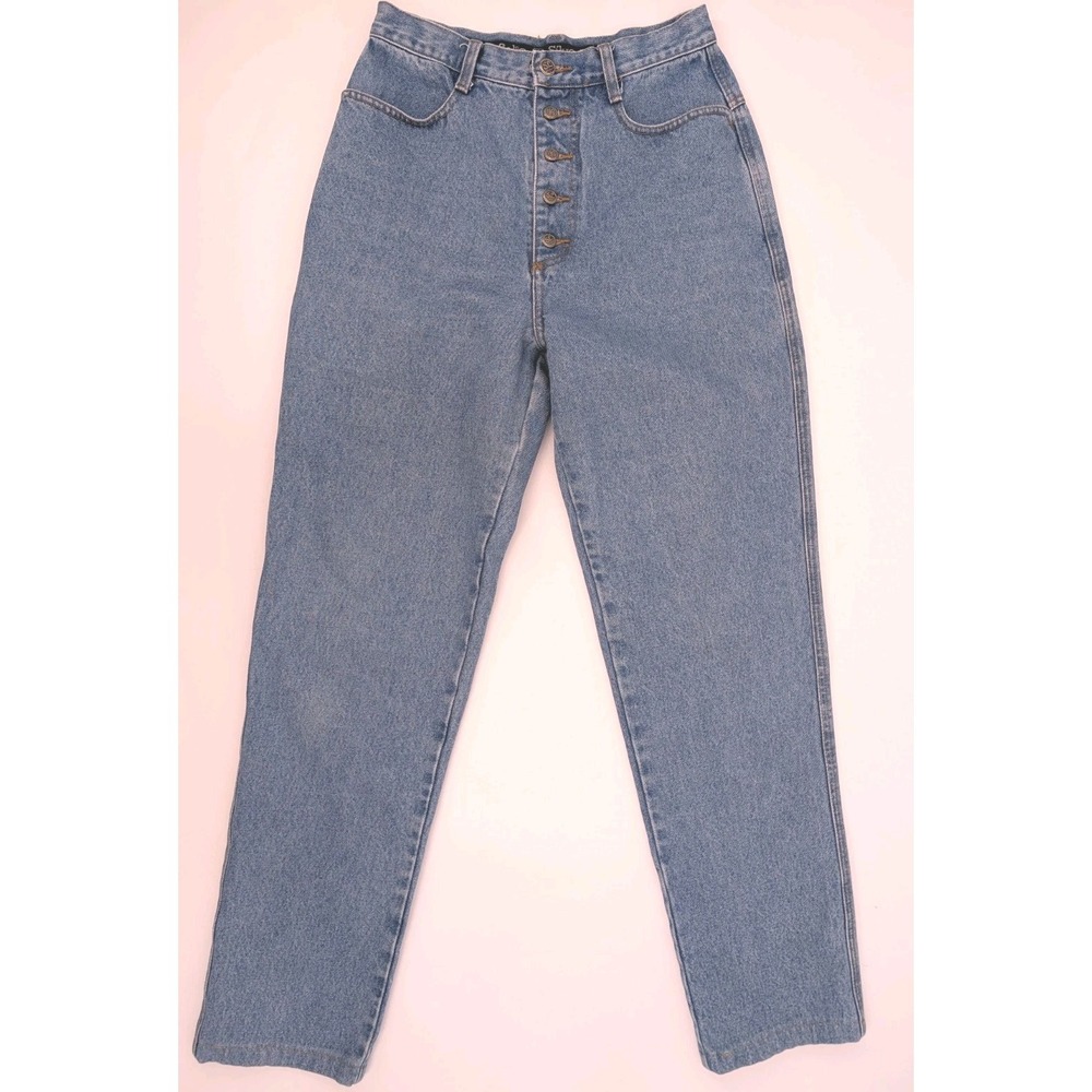 VTG Wrangler SilverLake Jeans Button Fly Highwaist Med Wash 26"X 30" Western USA